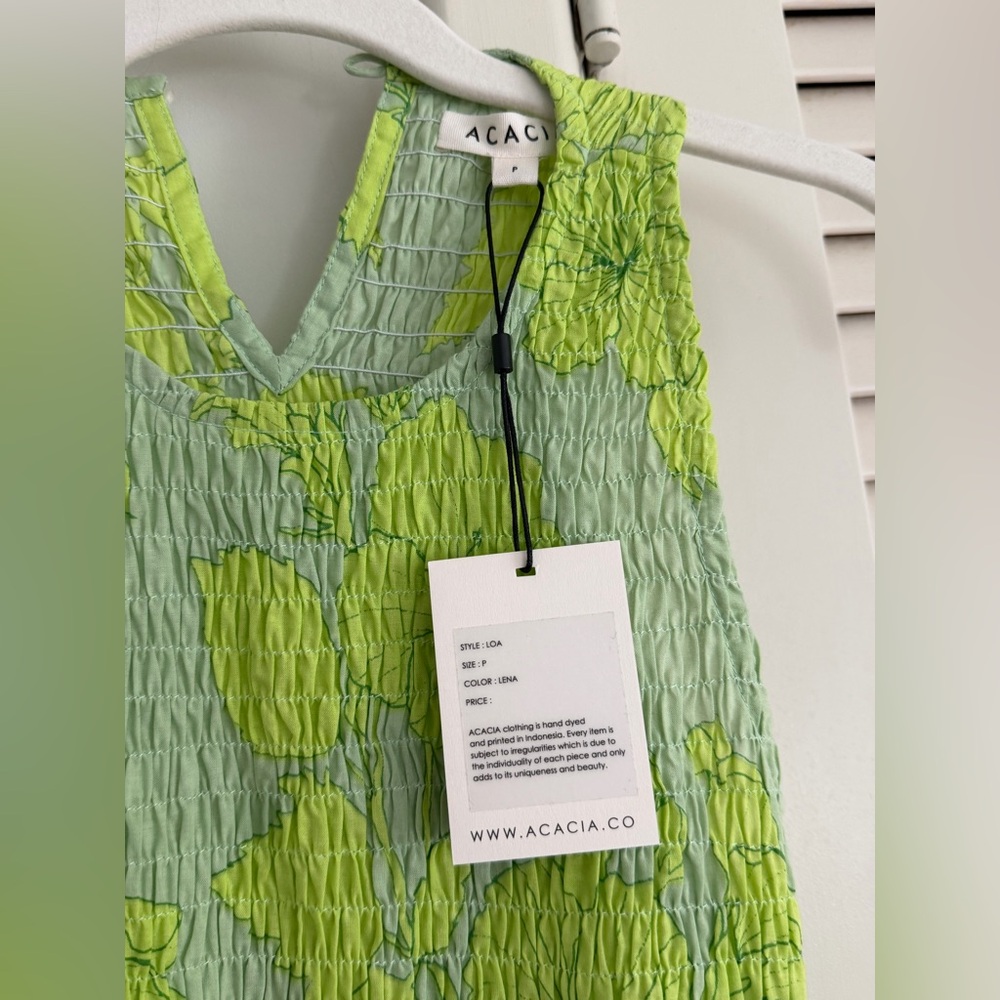 Acacia Midi Dress Lena color Sz P NWT